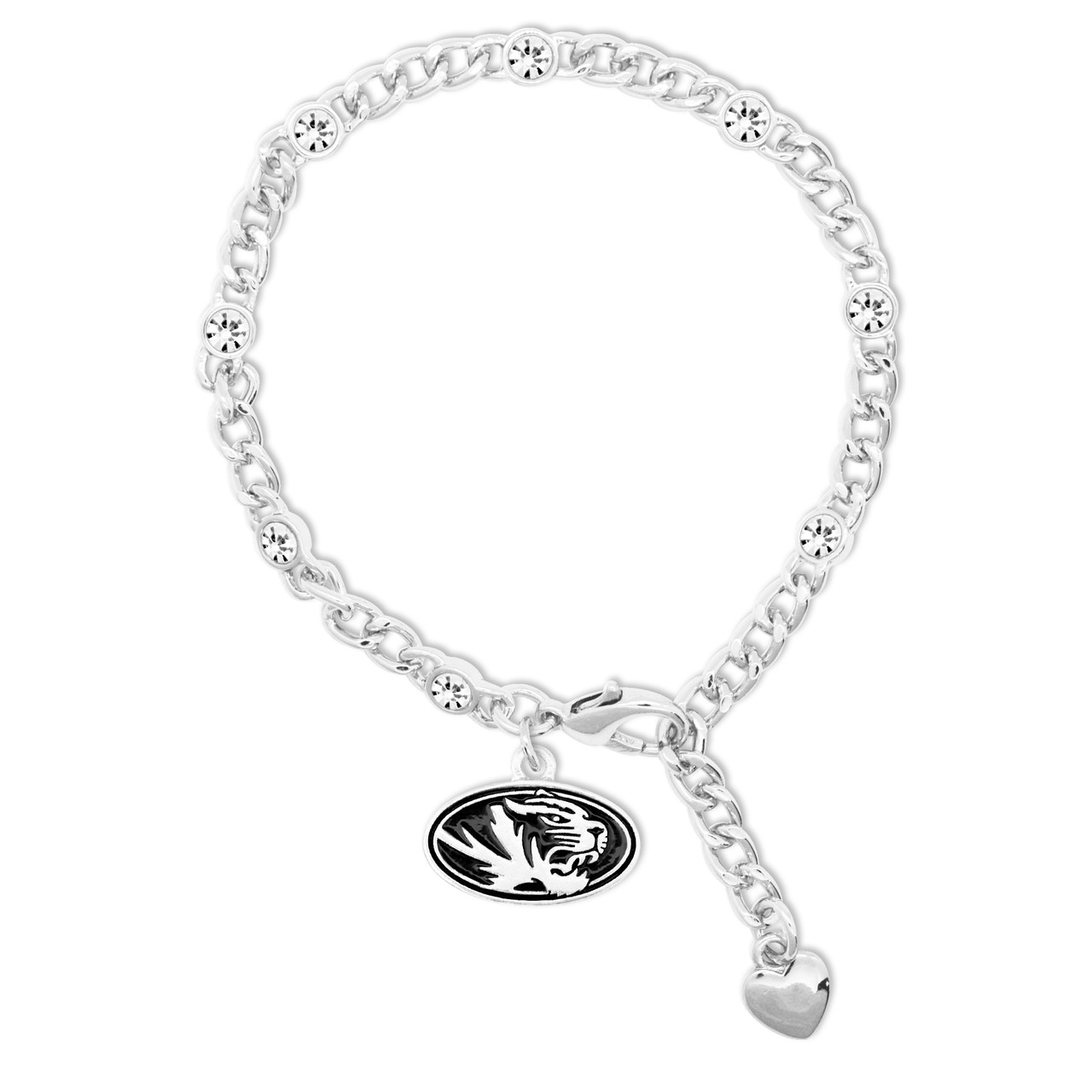 Missouri Tigers Lydia Silver Bracelet