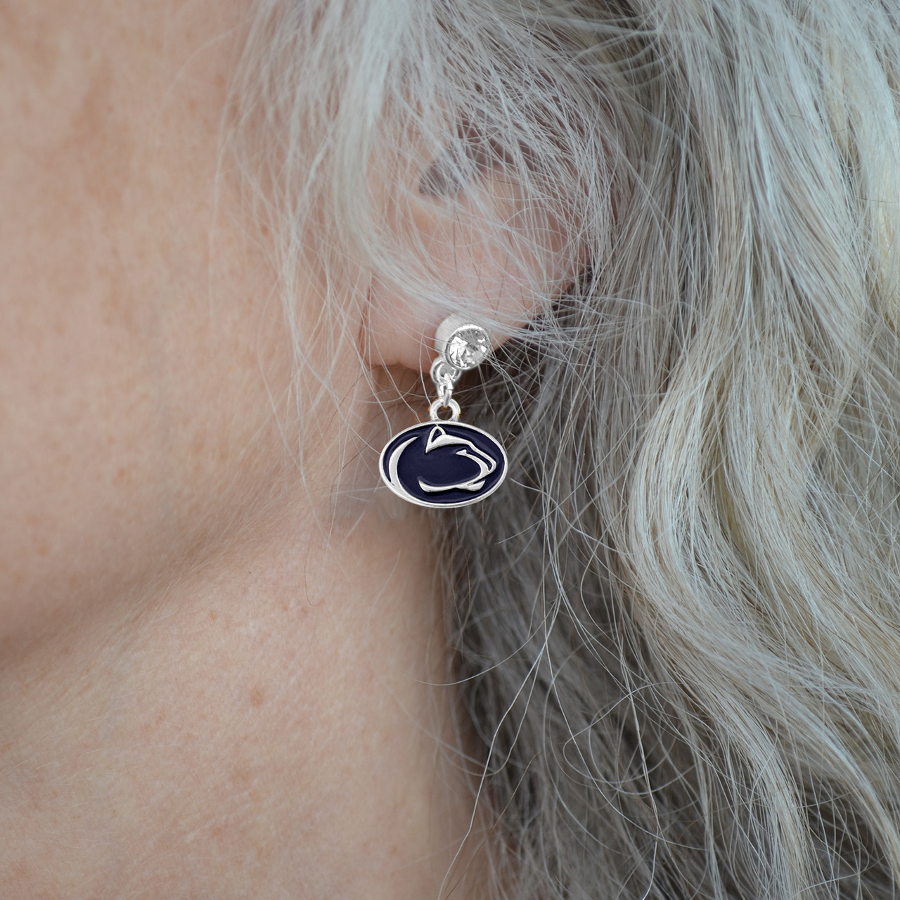 Penn State Nittany Lions Lydia Silver Earrings