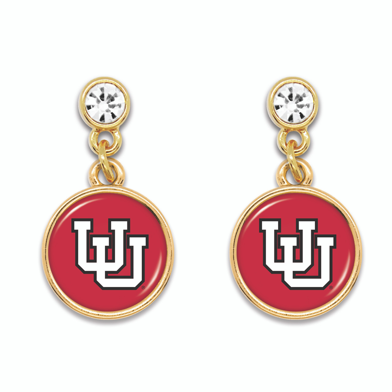 Utah Utes Lydia Gold Earrings
