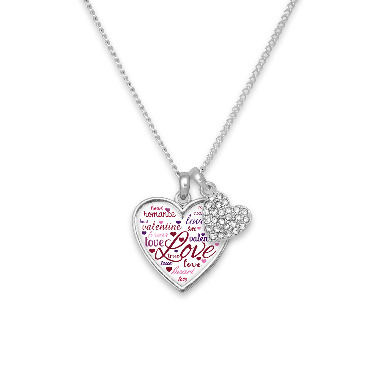 Valentines Amara Love Love Love Necklace