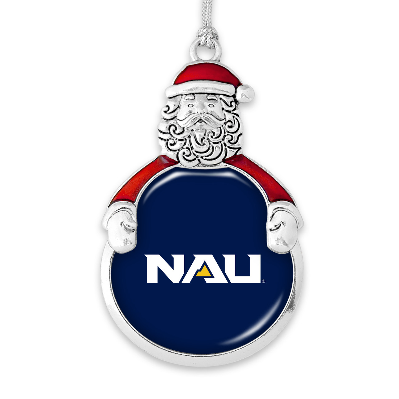 Northern Arizona Lumberjacks Christmas Santa Clause Ornament - Plain Logo