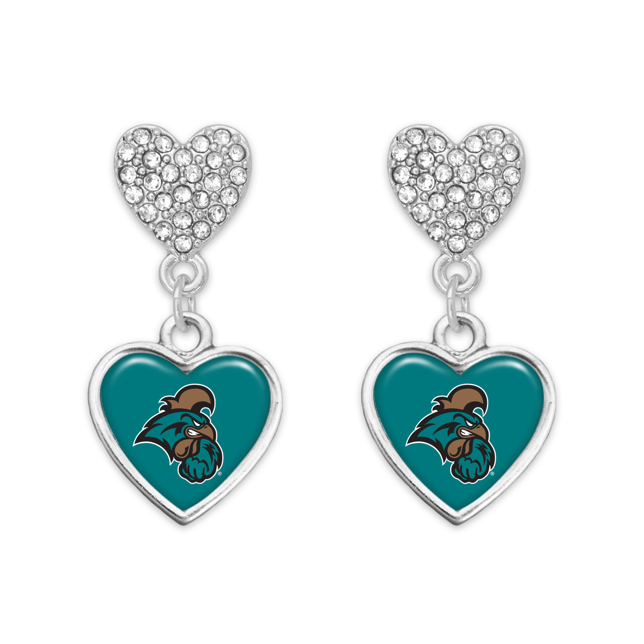 Coastal Carolina Chanticleers Earrings- Amara