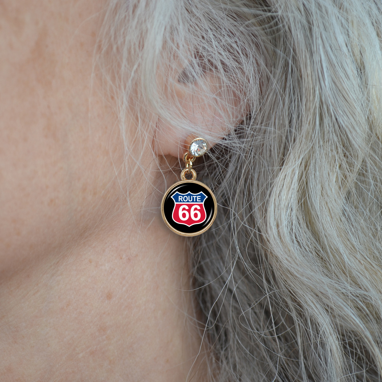 Route 66 Lydia Gold Earrings