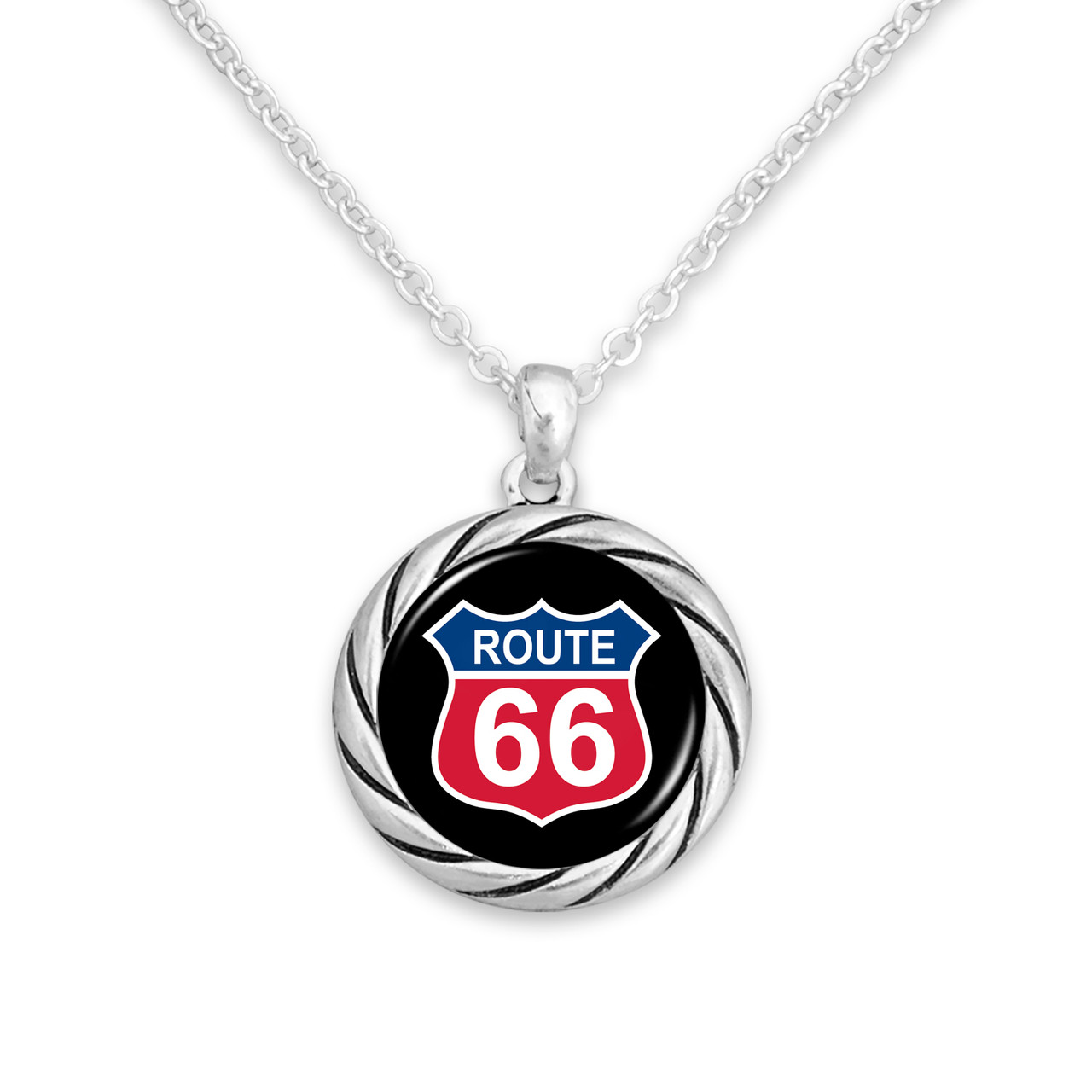 Route 66 Twisted Rope Necklace