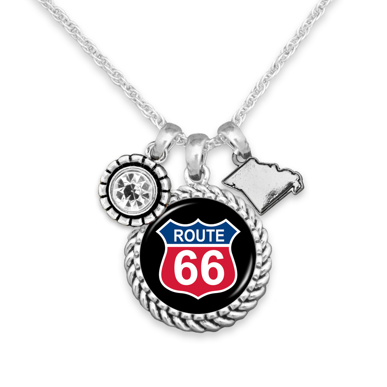 Route 66 Olivia Necklace - Missouri