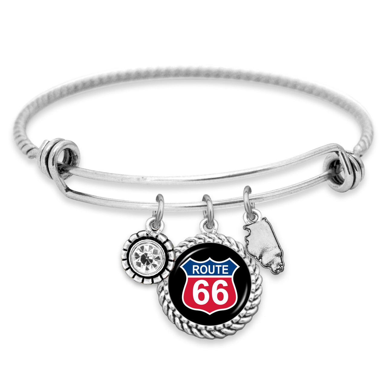 Route 66 Olivia Bracelet - Illinois