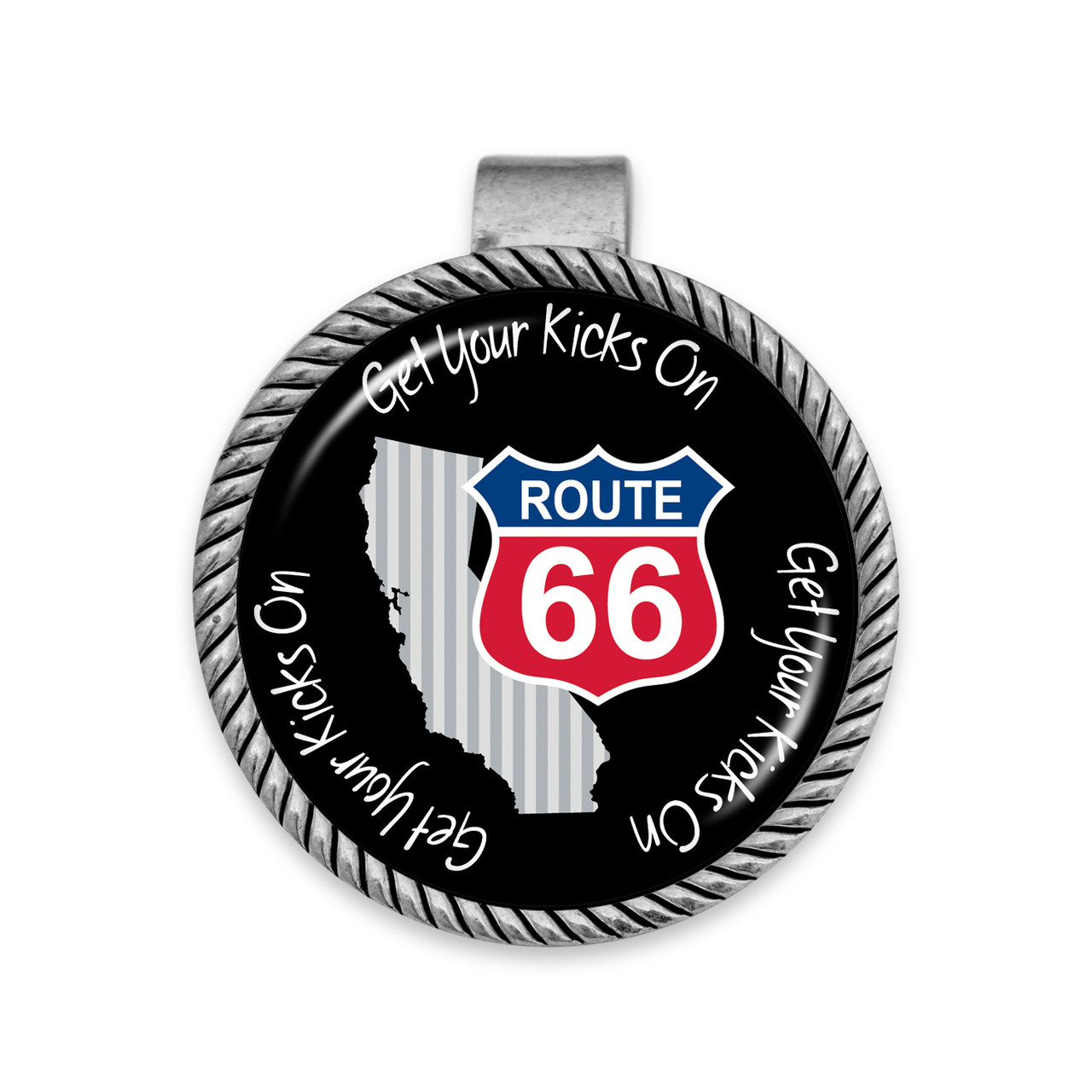 Route 66 Visor Clip State - California