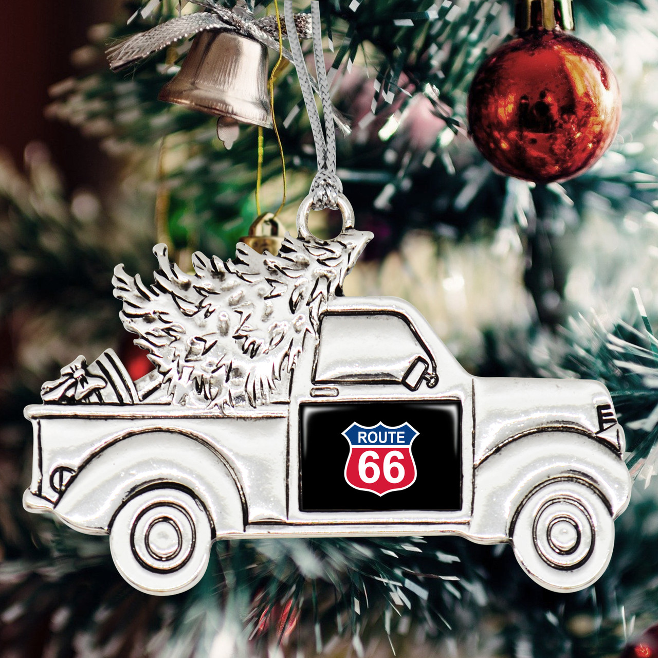 Route 66 Classic Truck Ornament