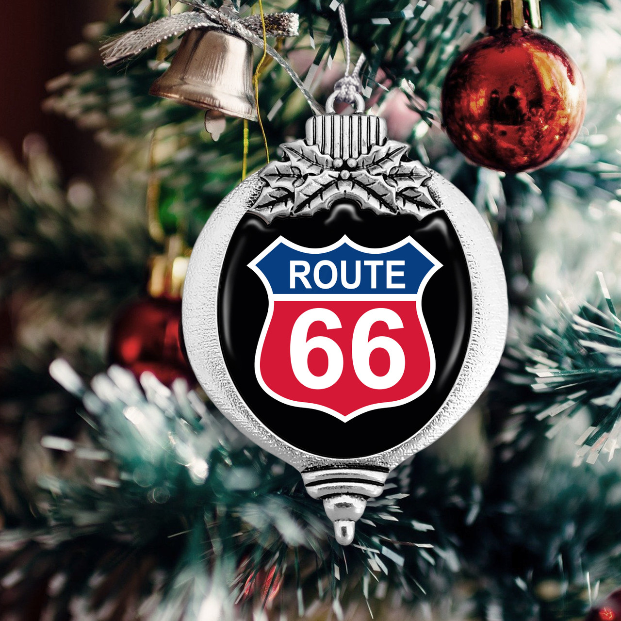 Route 66 Bulb Ornament