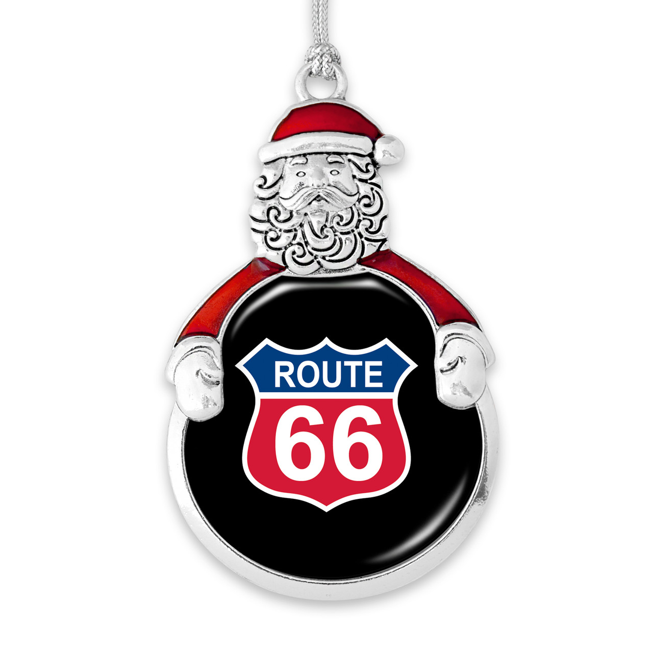 Route 66 Santa Claus Ornament