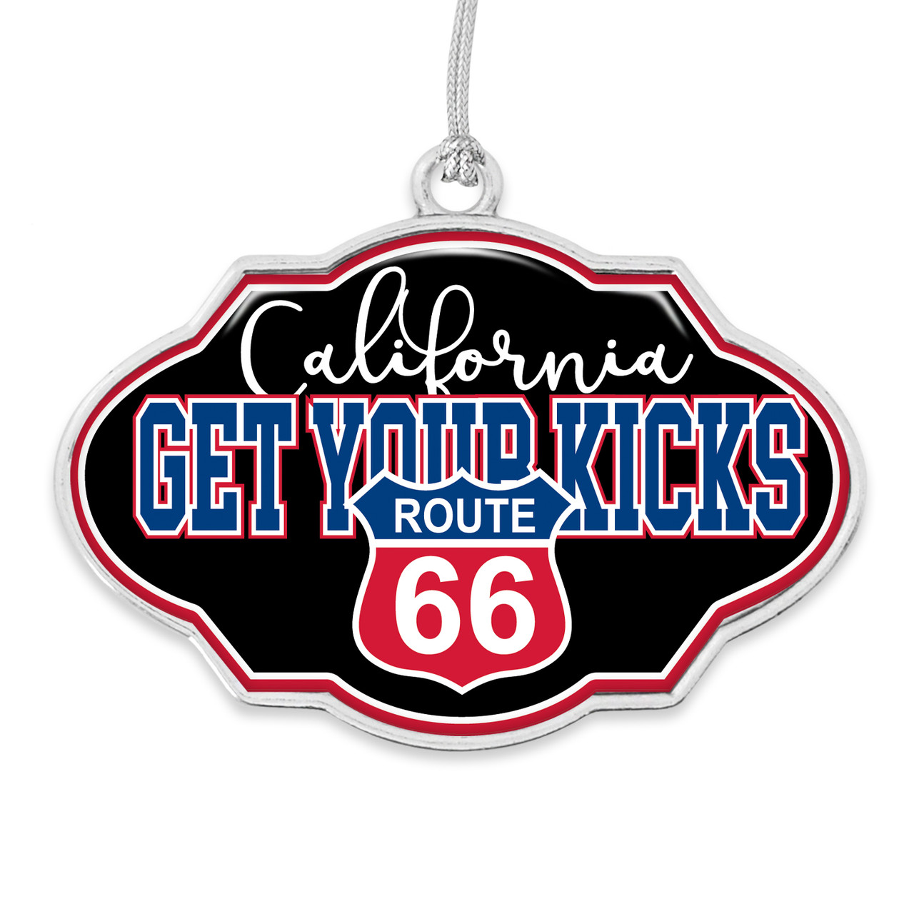 Route 66 Frame Ornament - California