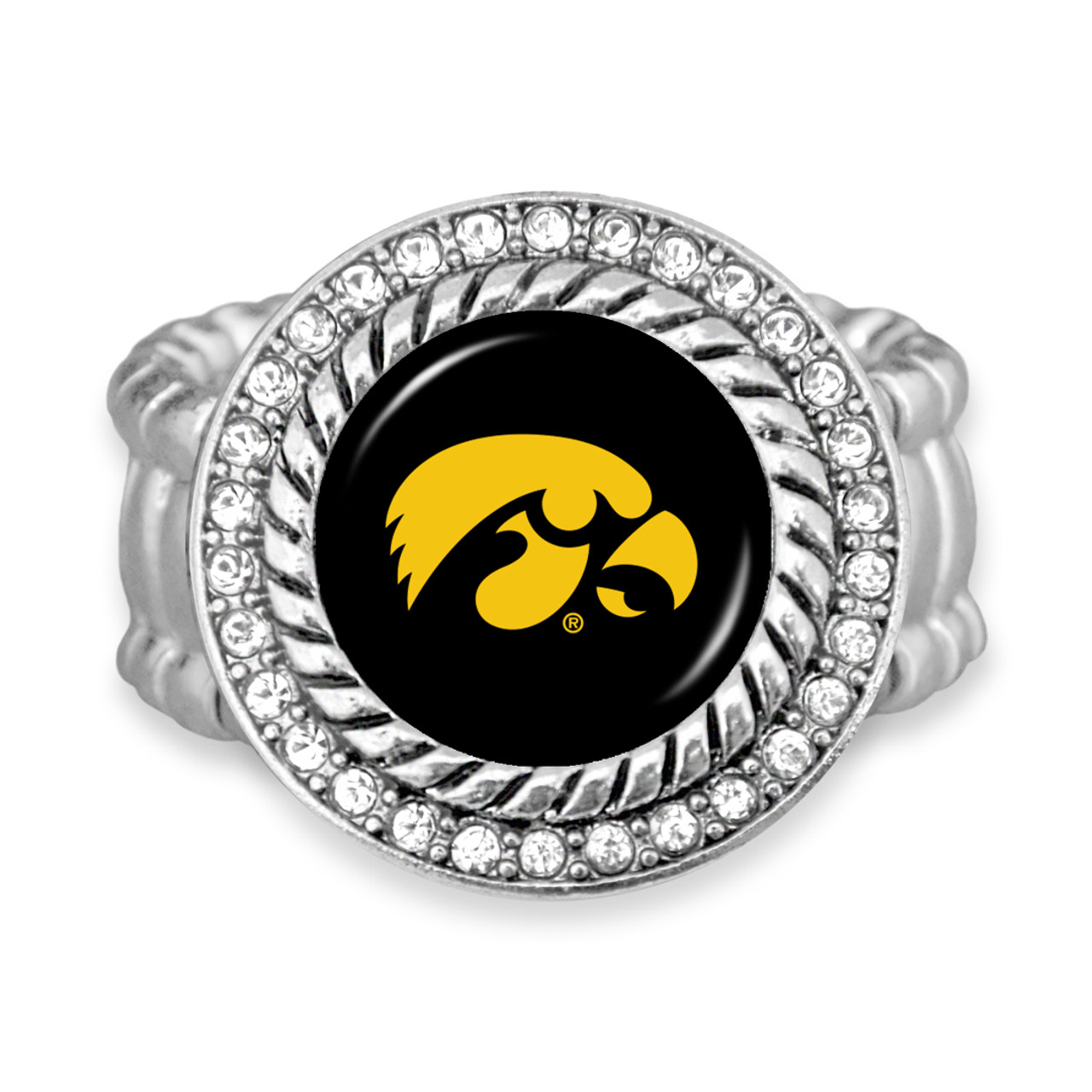 Iowa Hawkeyes Stretch Ring- Allie