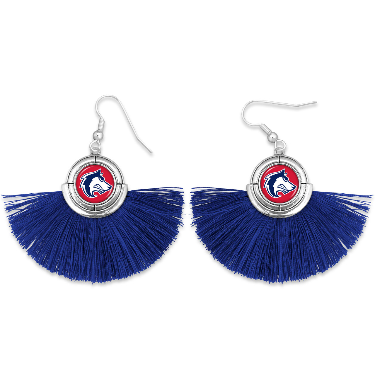 Colorado State Pueblo Thunderwolves Earrings- No Strings Attached