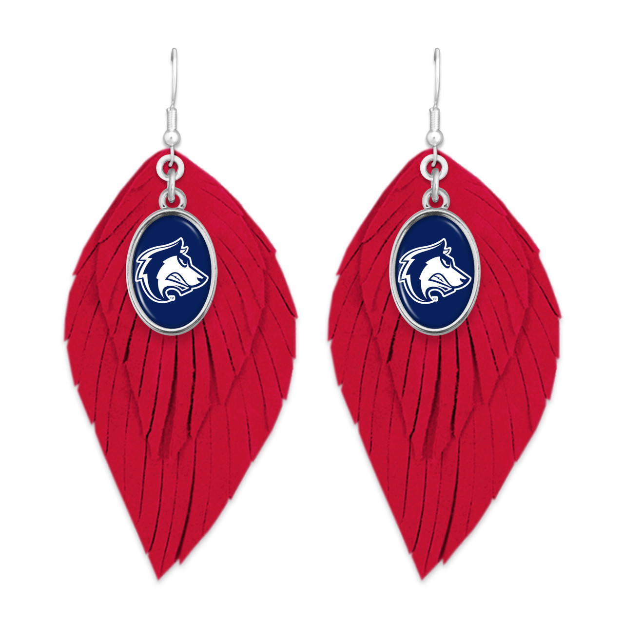 Colorado State Pueblo Thunderwolves Earrings- Boho Primary Color