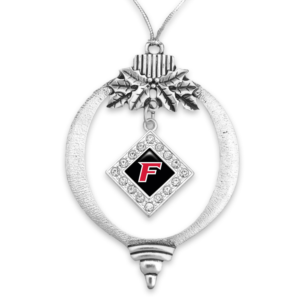 Fairfield Stags Christmas Ornament- Bulb with Hanging Charm