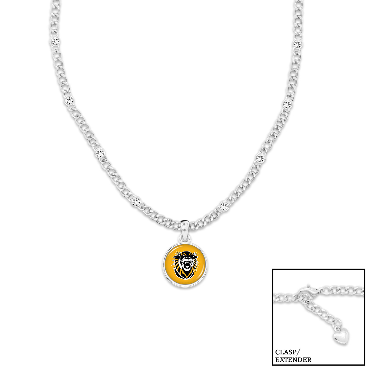 Fort Hays State Tigers - Silver Lydia Necklace