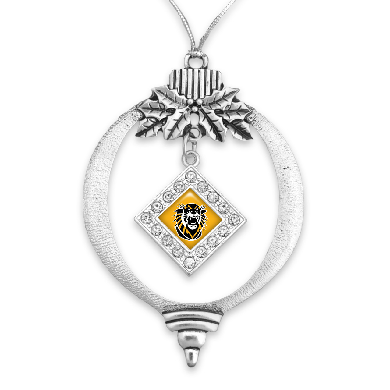 Fort Hays State Tigers Christmas Ornament- Bulb with Hanging Charm