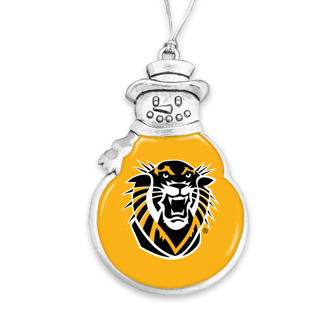 Fort Hays State Tigers Christmas Ornament- Snowman