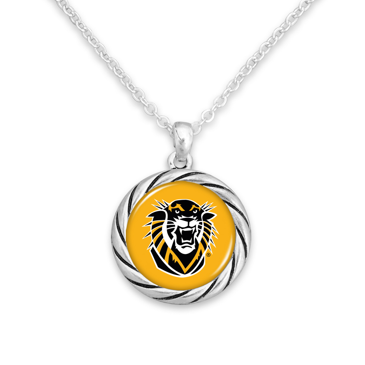 Fort Hays State Tigers Necklace- Twisted Rope