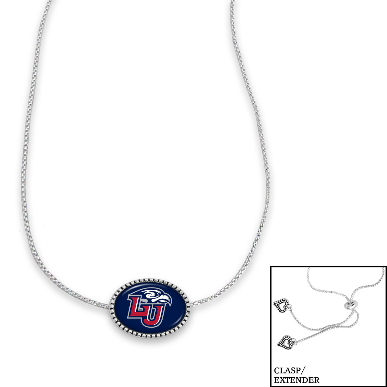 Liberty Flames Necklace- Kennedy (Adjustable Slider Bead)