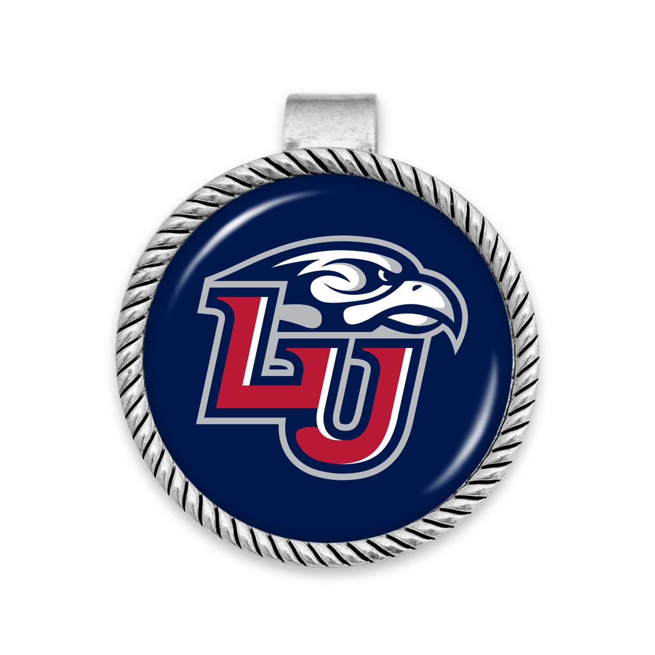Liberty Flames Visor Clip- Primary Logo