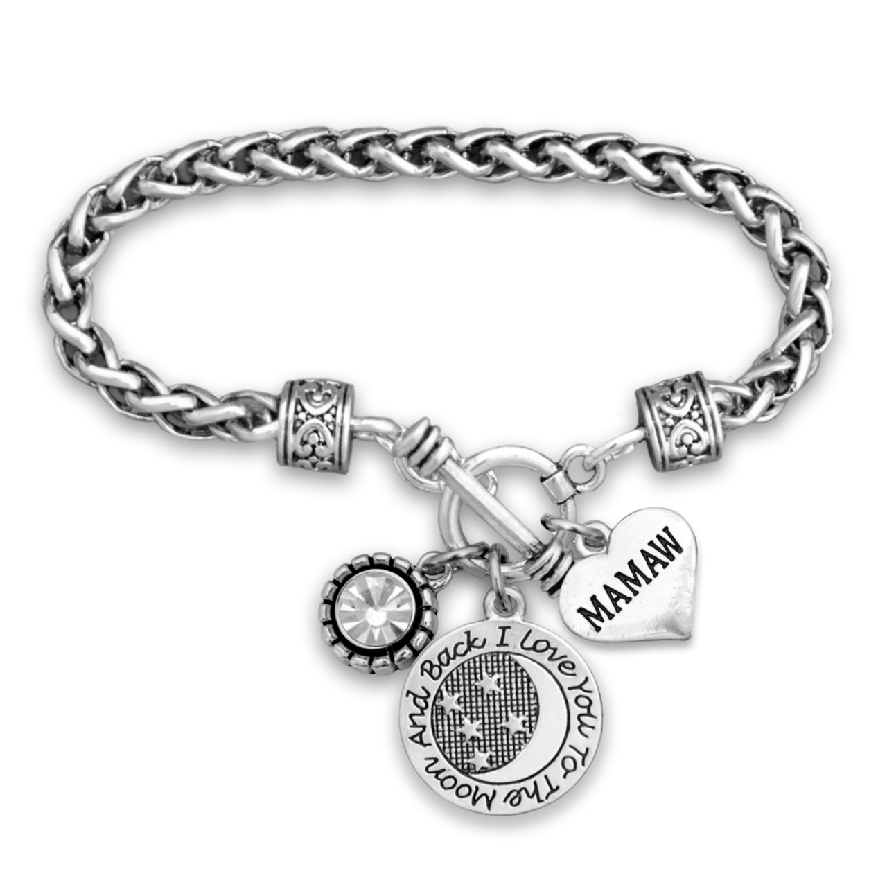 Love You To The Moon Mamaw Bracelet