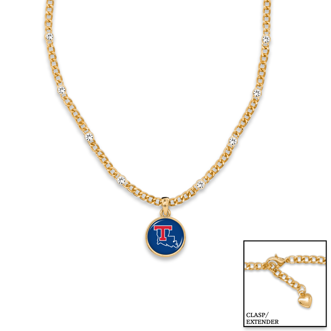 Louisiana Tech Bulldogs - Gold Lydia Necklace