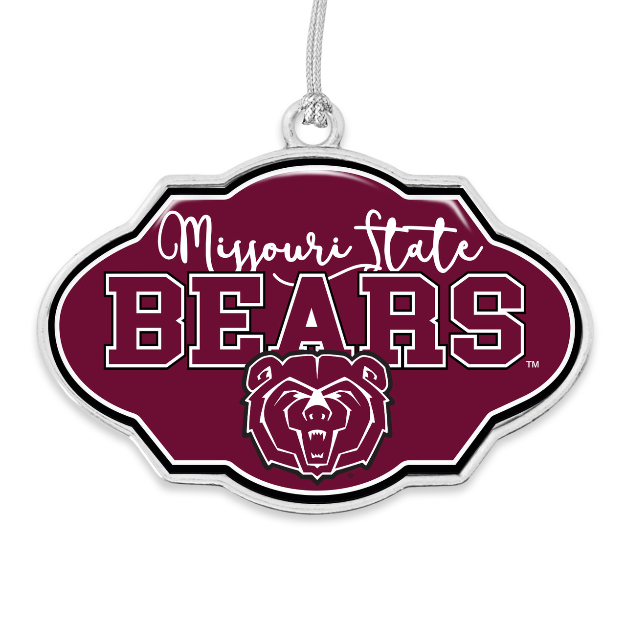 Missouri State Bears Christmas Frame Ornament