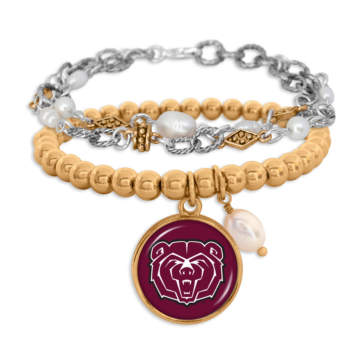 Missouri State Bears - Diana Stack Bracelets