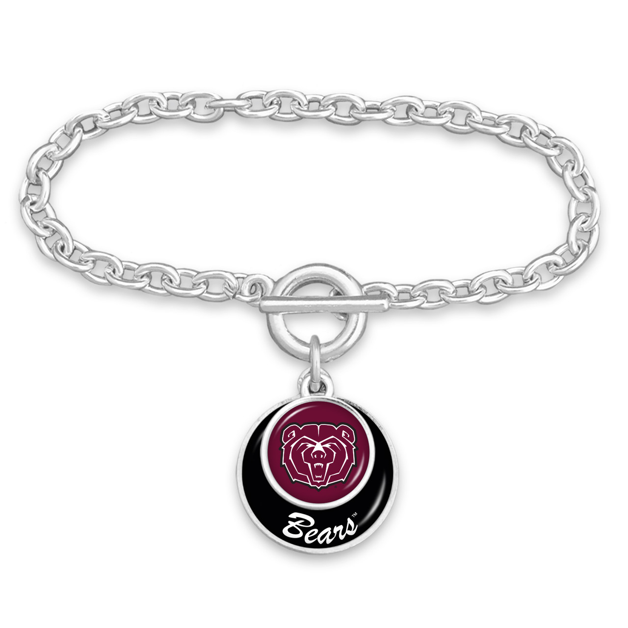 Missouri State Bears Bracelet- Stacked Disk