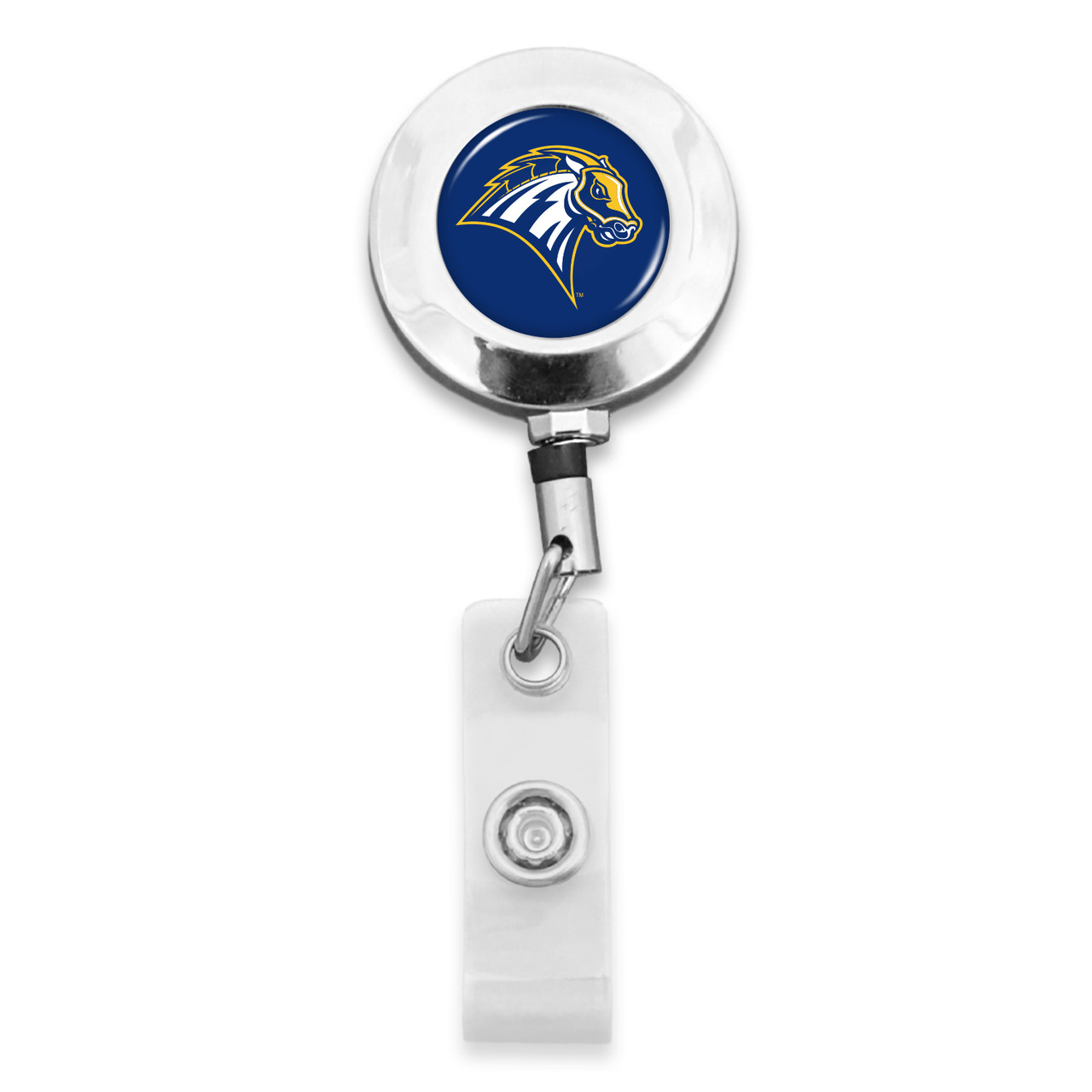 New Haven Chargers Badge Reel Belt Clip- Round