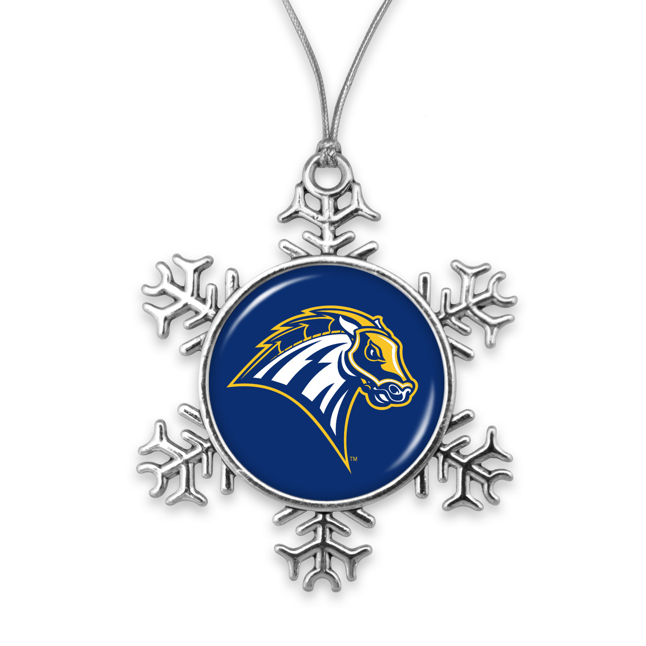 New Haven Chargers Christmas Ornament- Snowflake