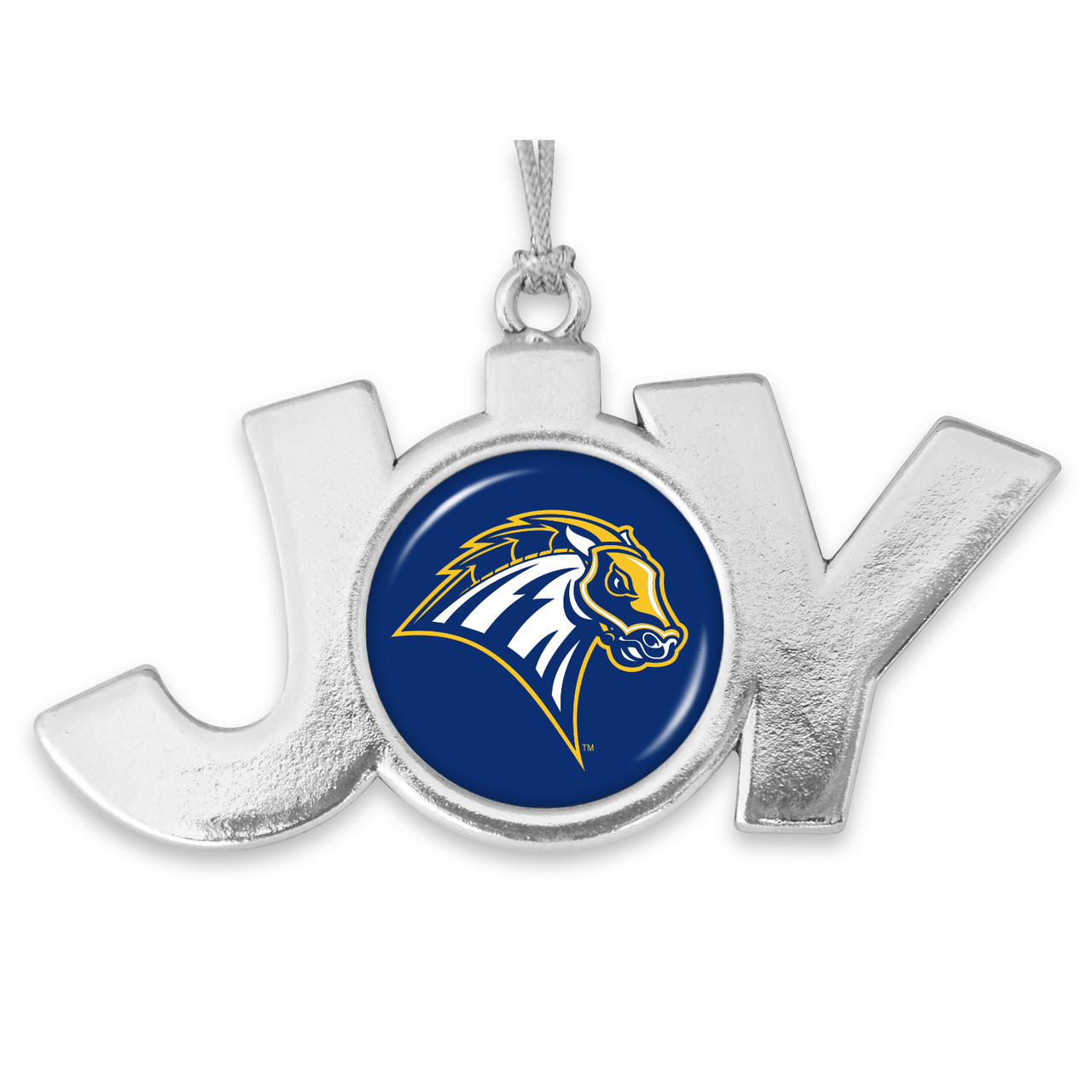 New Haven Chargers Christmas Ornament- Joy with Team Logo