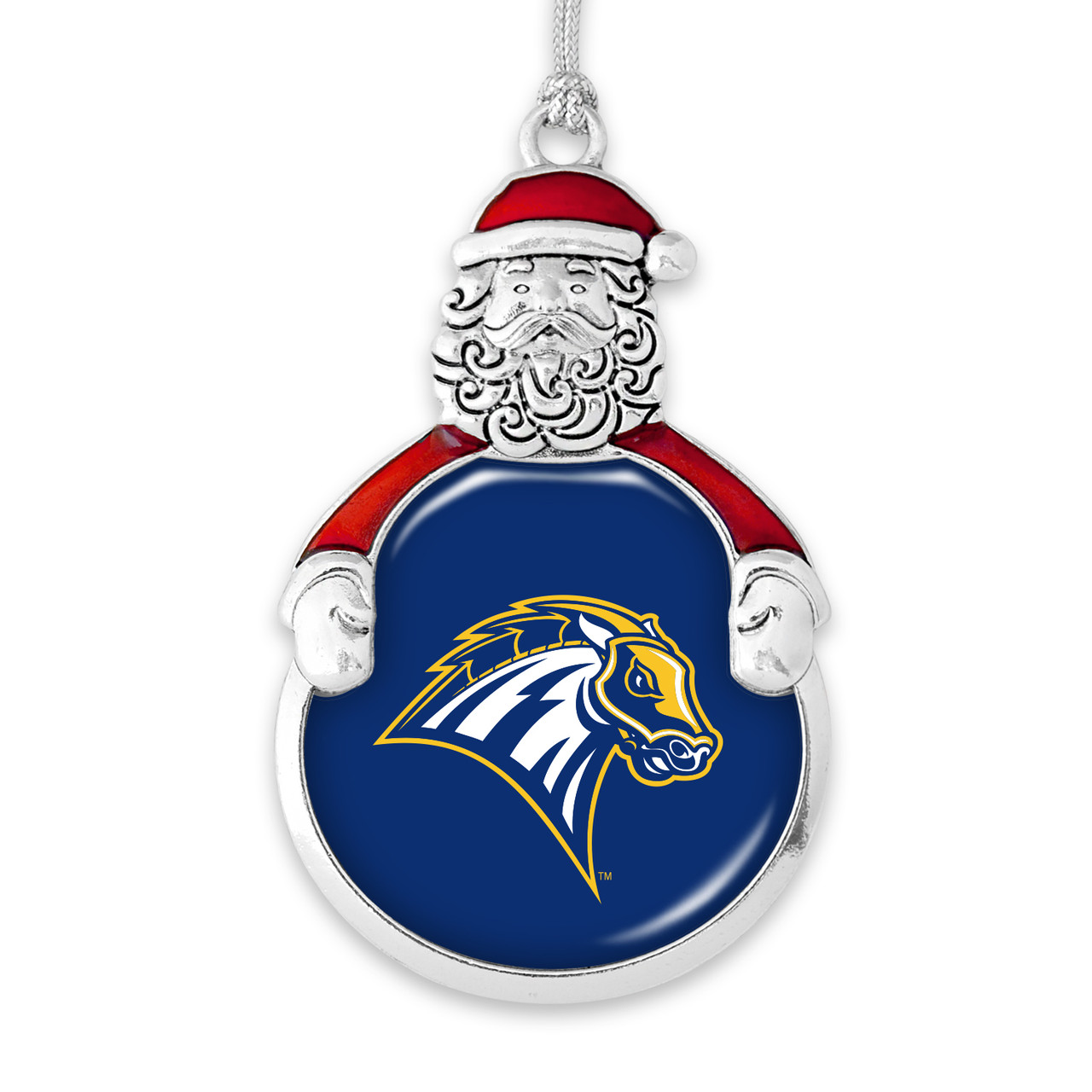 New Haven Chargers Christmas Ornament- Santa with Team Logo