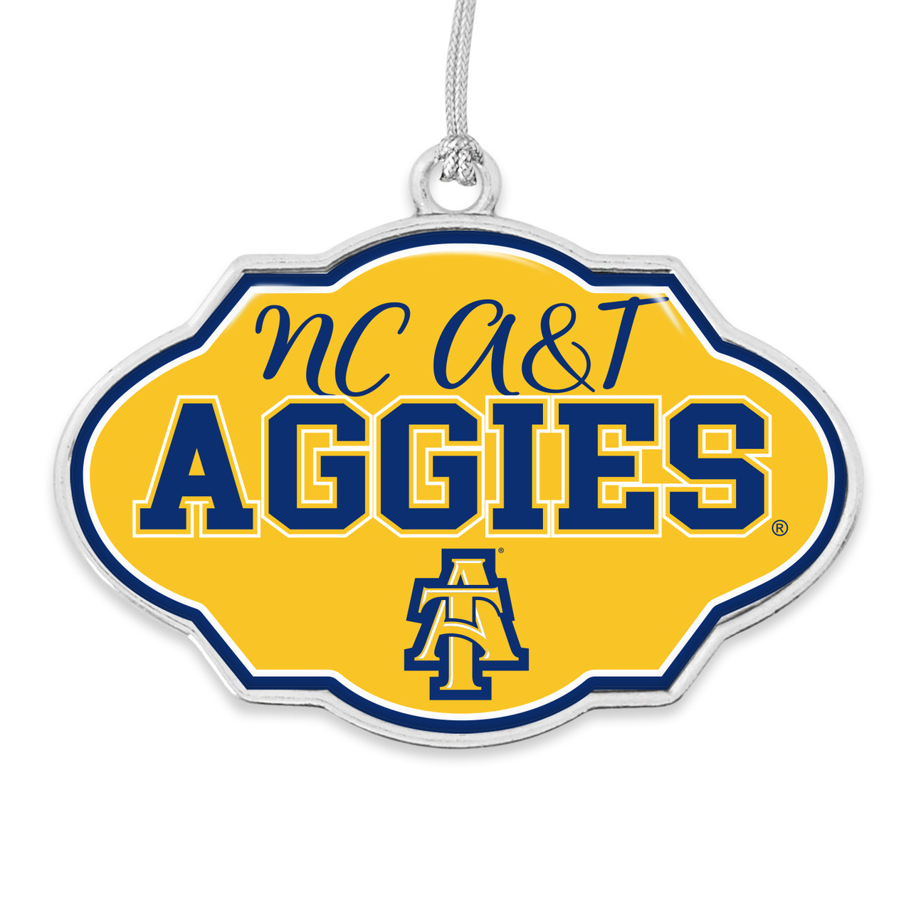 North Carolina A&T Aggies Christmas Frame Ornament