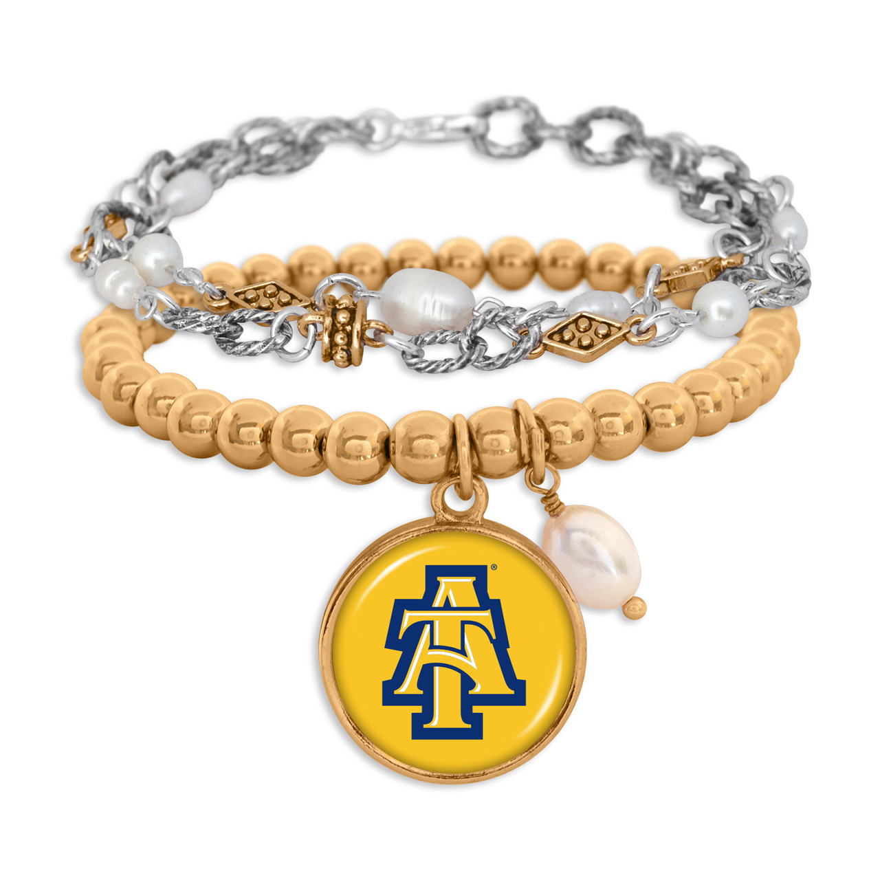 North Carolina A&T Aggies - Diana Stack Bracelets