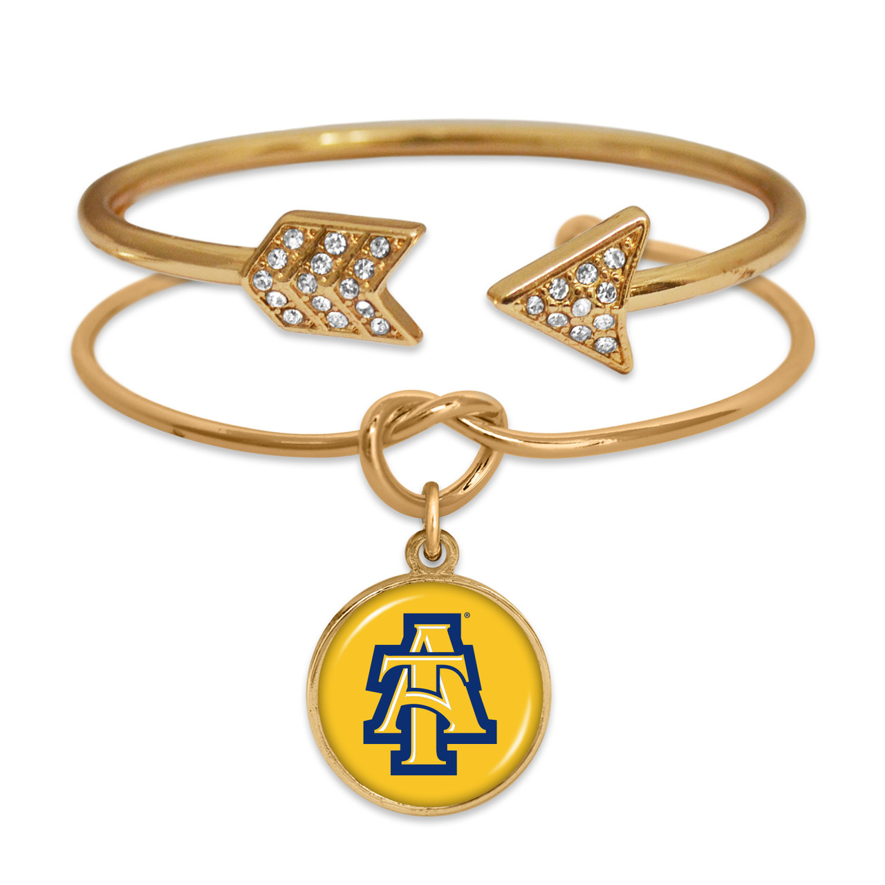 North Carolina A&T Aggies - Knot Stack Bracelets