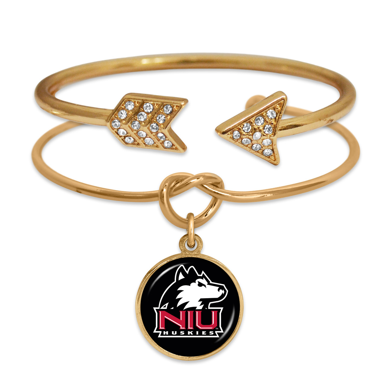 Northern Illinois Huskies - Knot Stack Bracelets