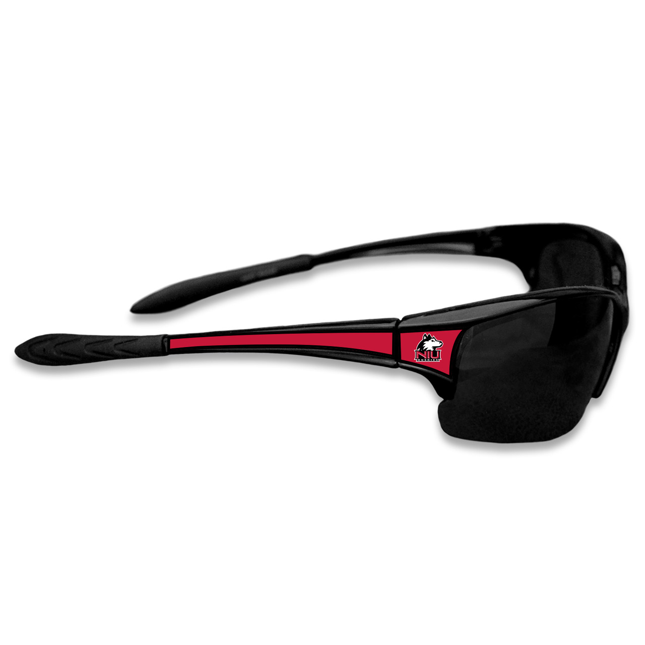 Northern Illinois Huskies Sports Rimless College Sunglasses (Black)