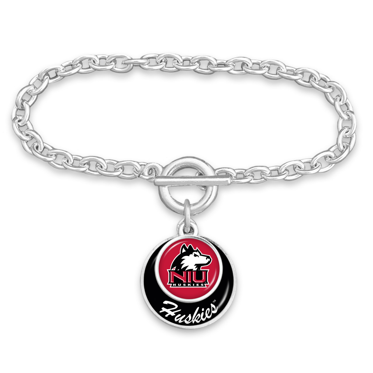 Northern Illinois Huskies Bracelet- Stacked Disk