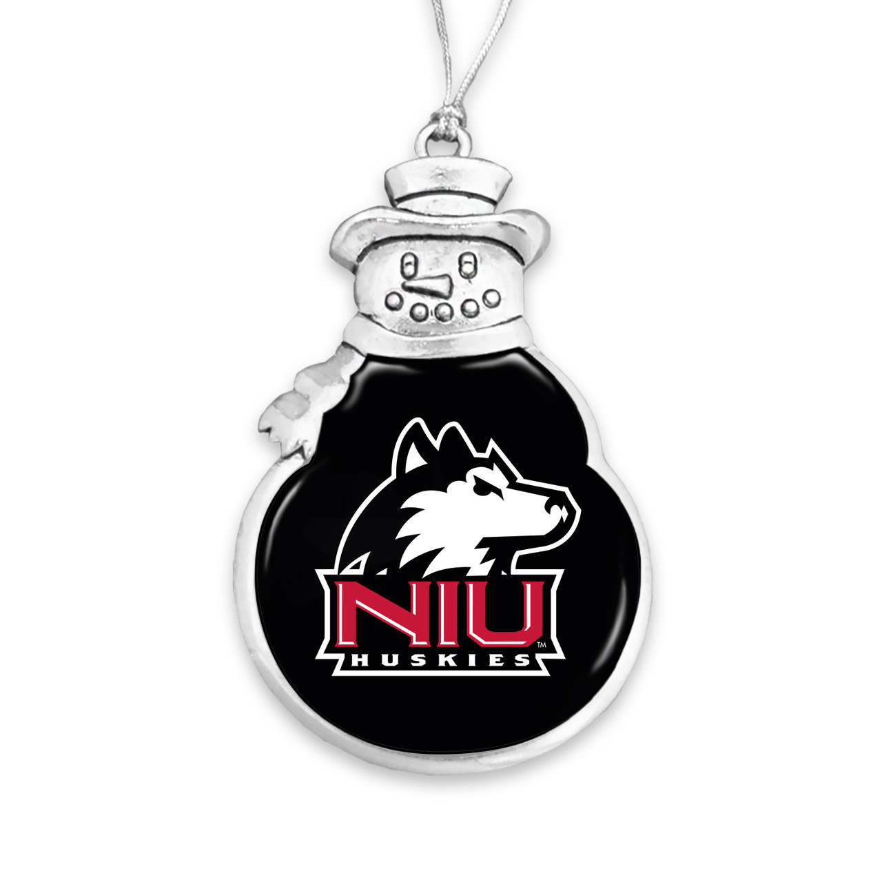 Northern Illinois Huskies Christmas Ornament- Snowman