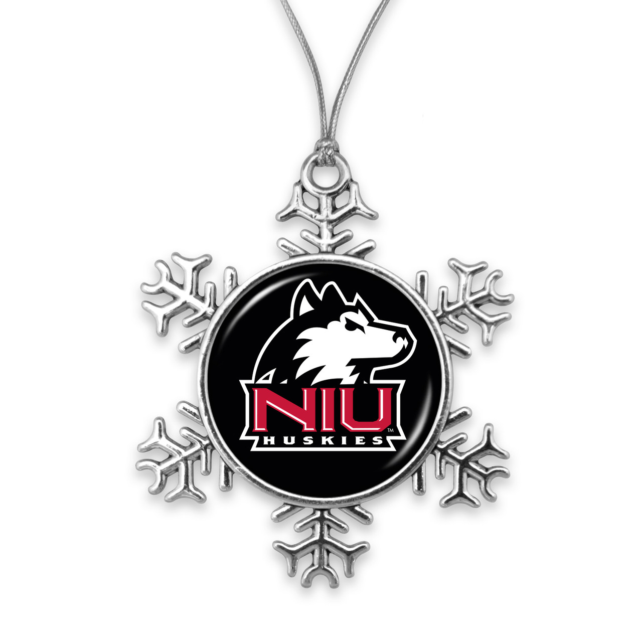 Northern Illinois Huskies Christmas Ornament- Snowflake