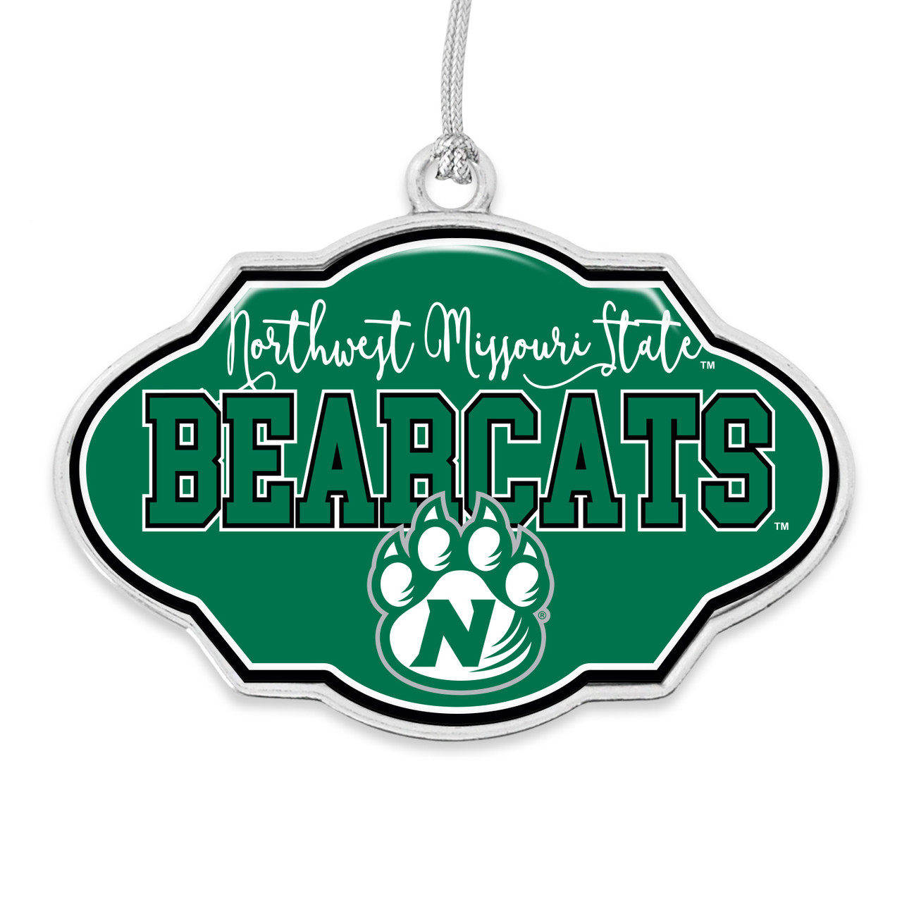 Northwest Missouri State Bearcats Christmas Frame Ornament