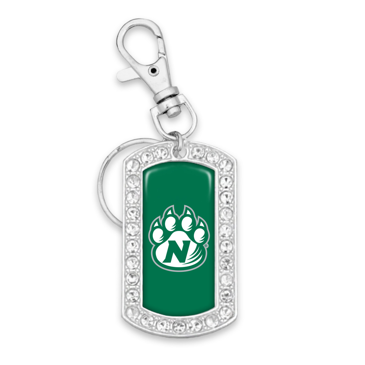 Northwest Missouri State Bearcats Key Chain- Crystal Dogtag