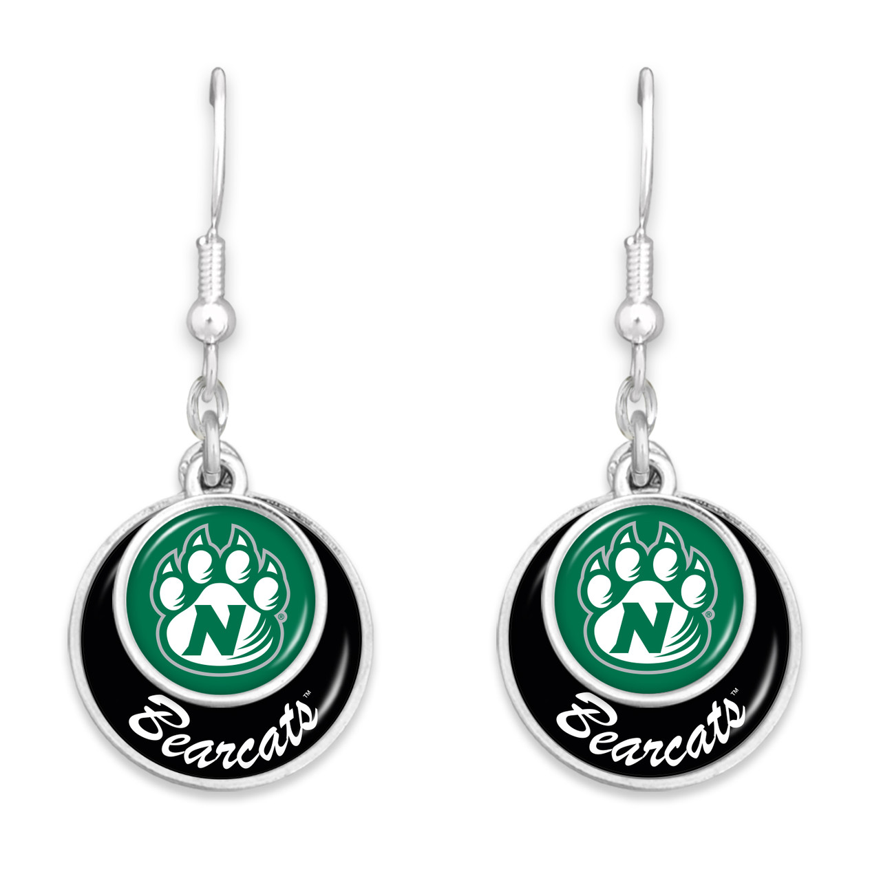Northwest Missouri State Bearcats Earrings-  Stacked Disk