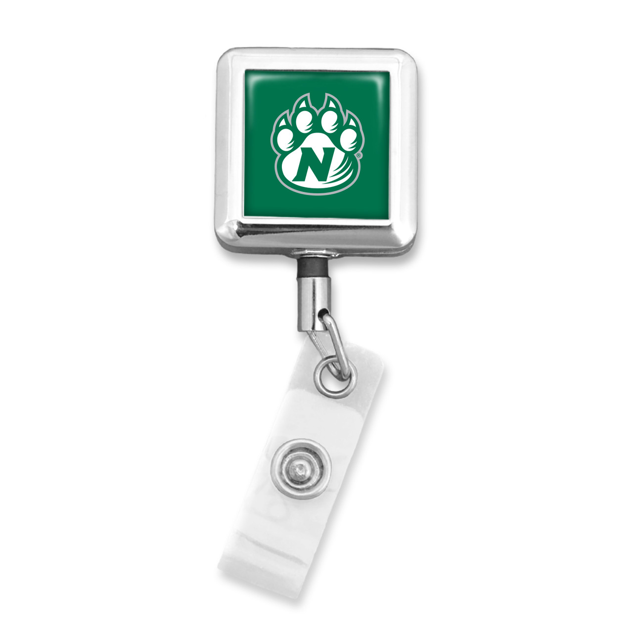 Northwest Missouri State Bearcats Badge Reel Belt Clip- Square