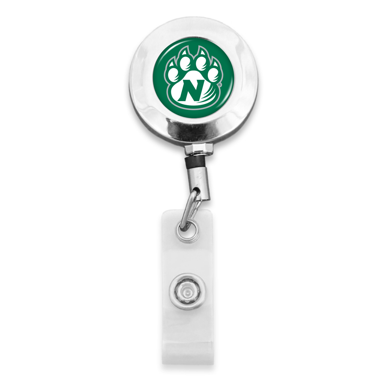 Northwest Missouri State Bearcats Badge Reel Alligator Clip- Round