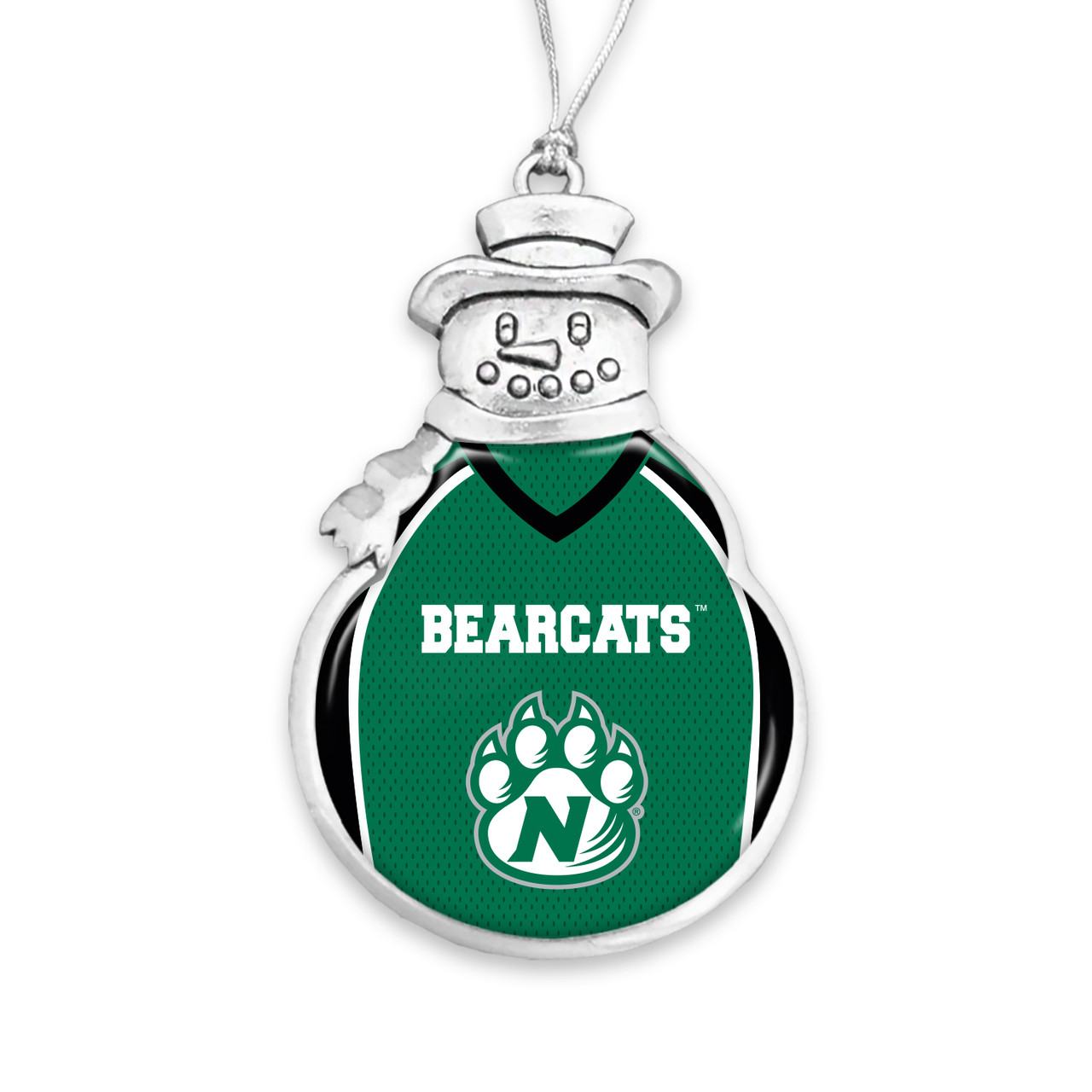 Northwest Missouri State Bearcats Christmas Ornament- Snowman with Football Jersey