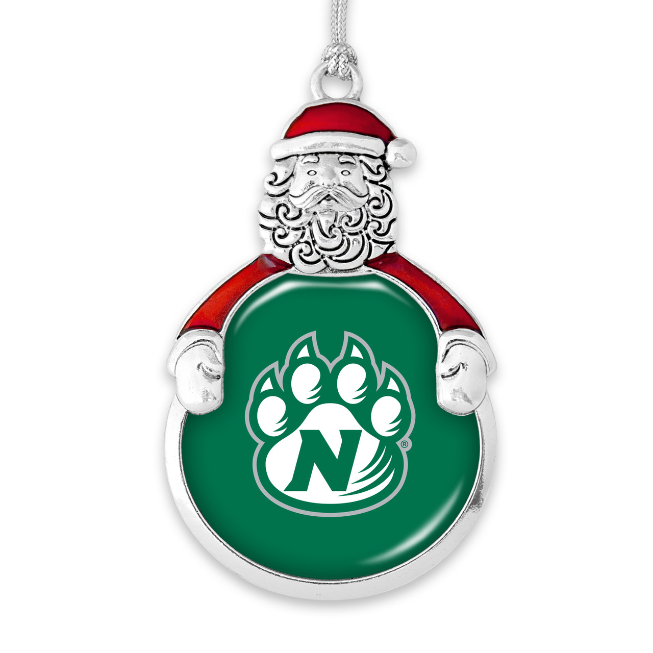 Northwest Missouri State Bearcats Christmas Ornament- Santa with Team Logo