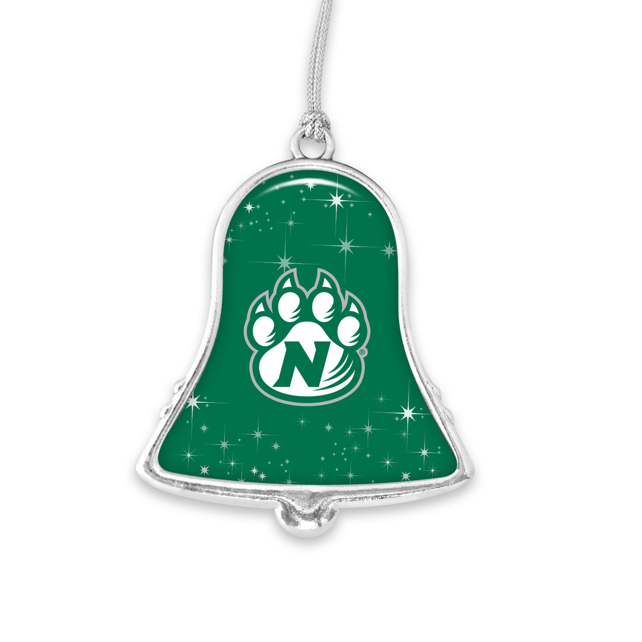 Northwest Missouri State Bearcats Christmas Ornament- Bell with Team Logo and Stars